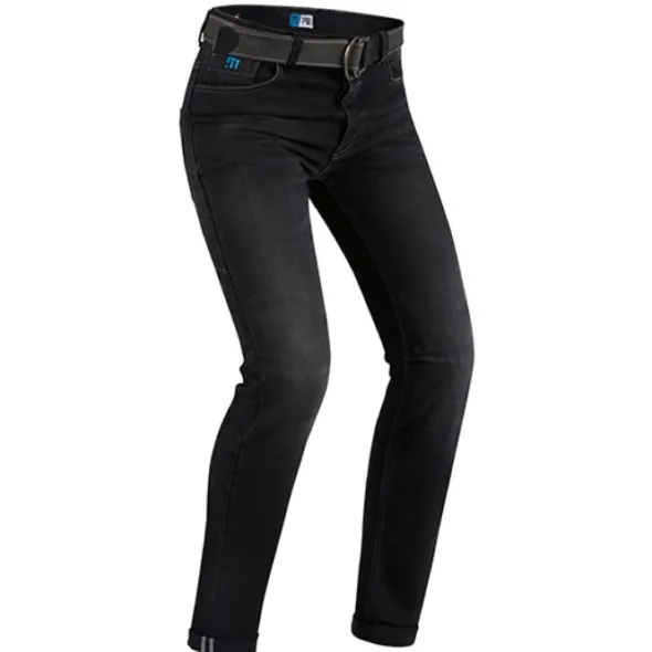 Kevlarbukser – PMJ Caféracer Washed Sort