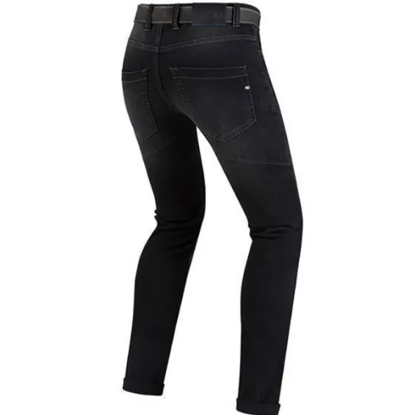 Kevlarbukser – PMJ Caféracer Washed Sort