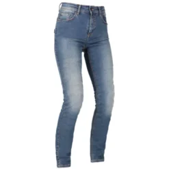 Kevlarbukser – Richa Original 2 Slim Fit Dame model Washed Blue