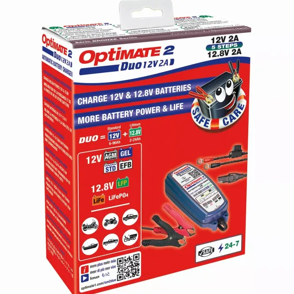 MC-Batterilader – Optimate 2 Duo