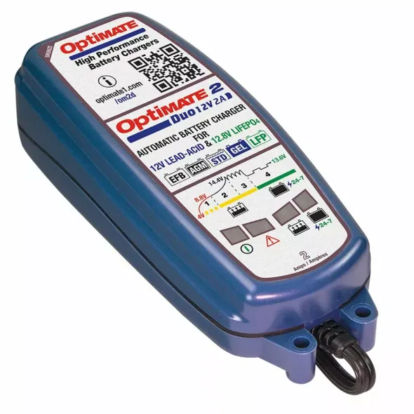 MC-Batterilader – Optimate 2 Duo