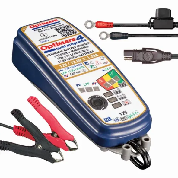 MC-Batterilader – Optimate 4 Quad Gold