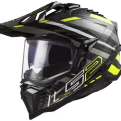 MC-Enduro-/ADV-hjelm – LS2 MX701 Explorer C Edge GL. BL H-V Yellow