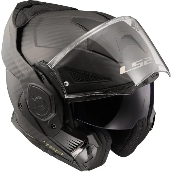 MC Flip Up hjelm – LS2 Advant X Mat Carbon