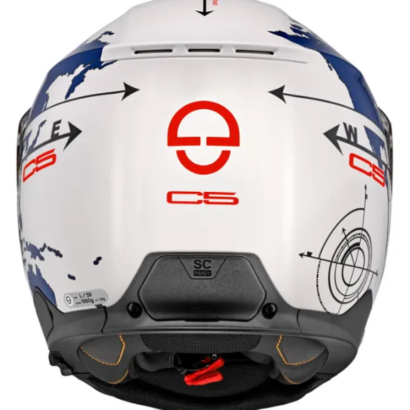 MC Flip Up hjelm – Schuberth C5 Globe Blue