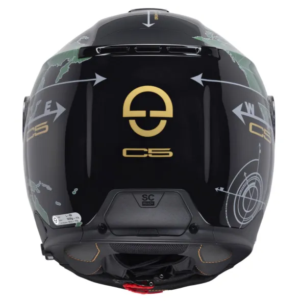 MC Flip Up hjelm – Schuberth C5 Globe Green