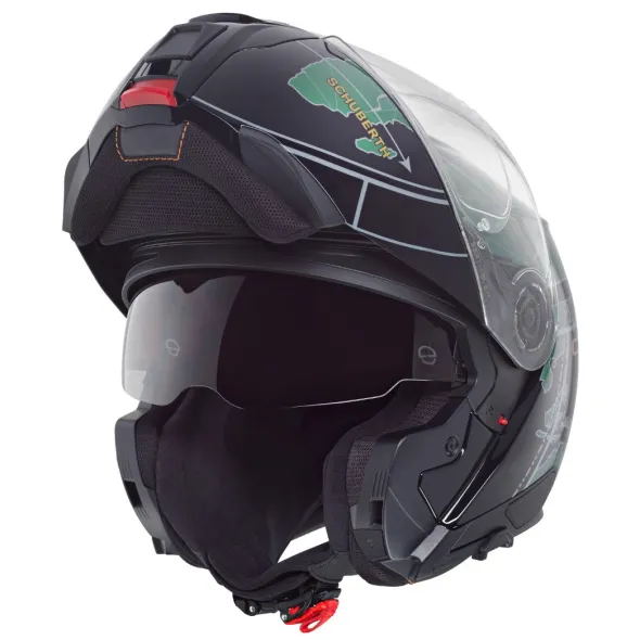 MC Flip Up hjelm – Schuberth C5 Globe Green