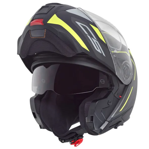 MC Flip Up hjelm – Schuberth C5 Omega Yellow