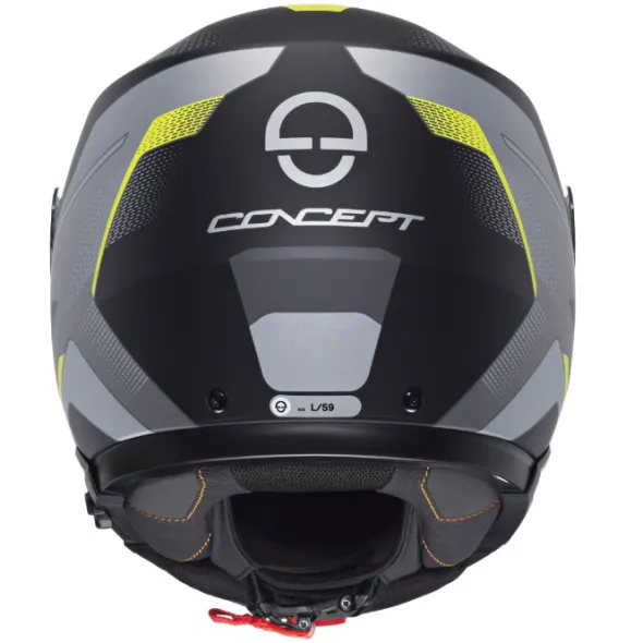 MC Flip Up hjelm – Schuberth Helmet Concept Tracer Gul