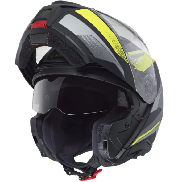MC Flip Up hjelm – Schuberth Helmet Concept Tracer Gul