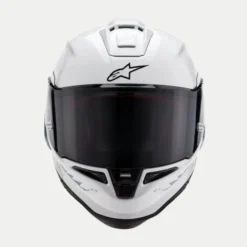 MC-hjelm fullface – Alpinestars Supertech R10 Hvid Carbon