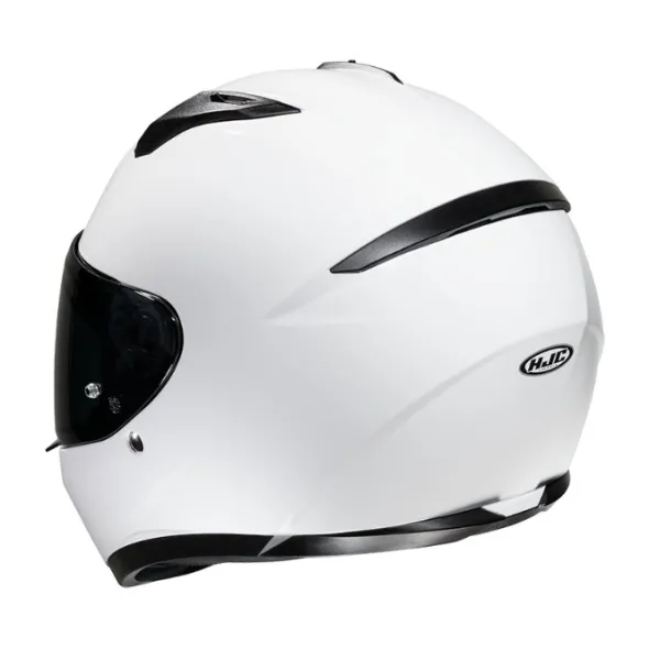 MC-hjelm fullface – HJC C10 White