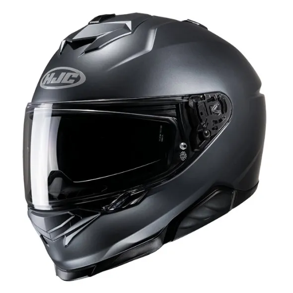 MC-hjelm fullface – HJC I71 Semi Flat Anthracite
