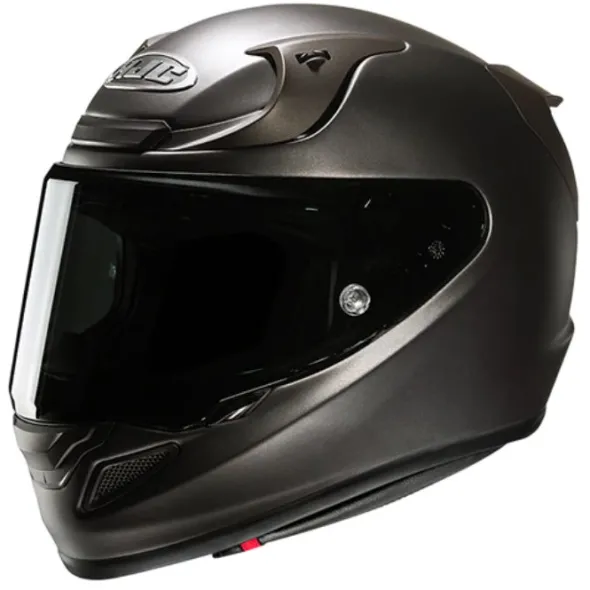 MC-hjelm fullface – HJC RPHA12 Semi Flat Titanium