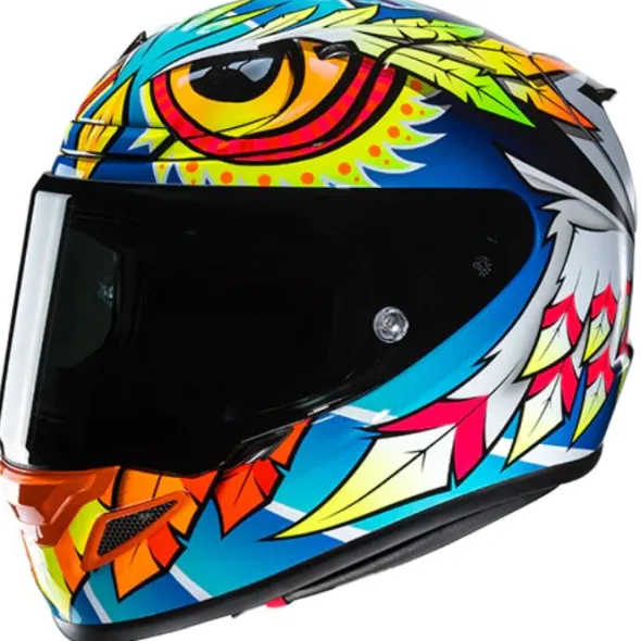 MC-hjelm fullface – HJC RPHA12 Spasso MC3H