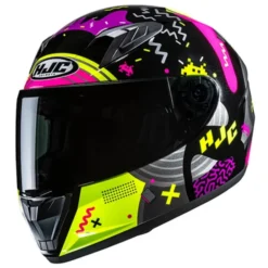 MC-hjelm fullface – HJC Y10 Mika MC3H