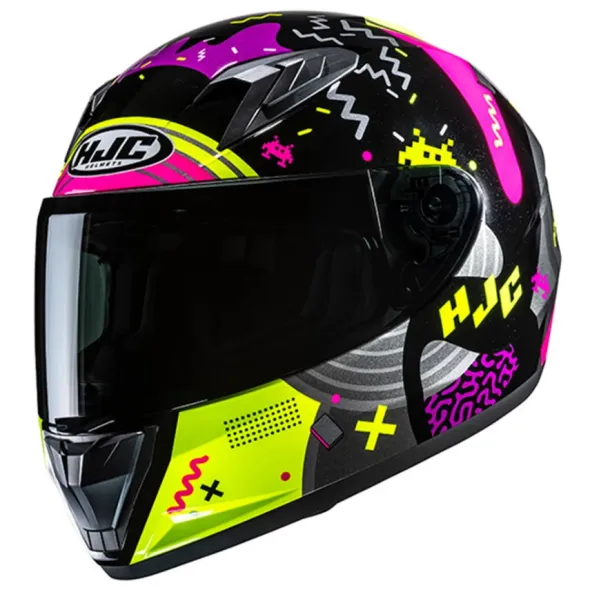 MC-hjelm fullface – HJC Y10 Mika MC3H