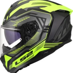MC-hjelm fullface – LS2 Challenger II Dravix H-V Gul