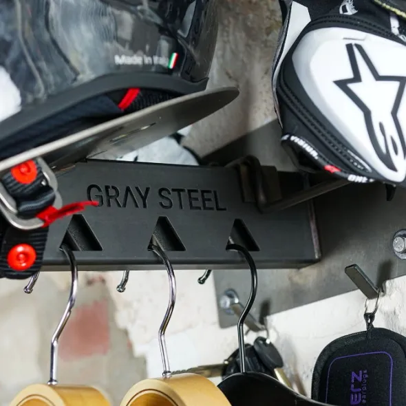 MC-Hjelmholder – Gray Steel X7 Hjelm- og Udstyrsholder Gun Metal
