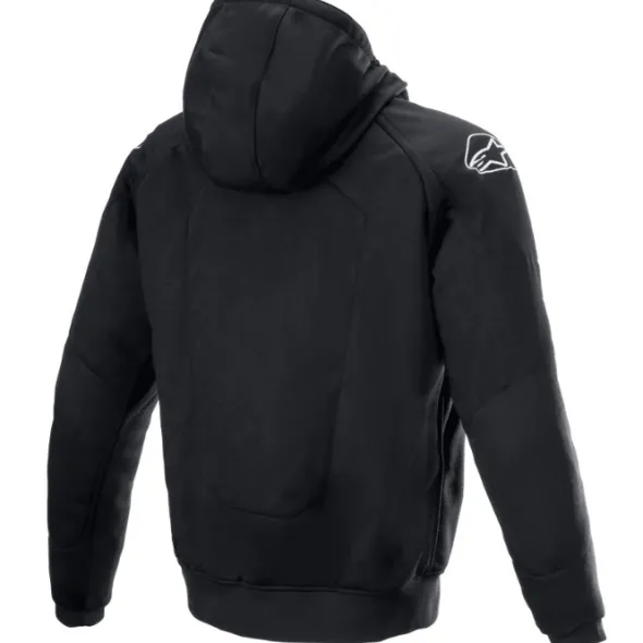 MC-Jakke – Alpinestars Hoodie Chrome Ignition Sort/Rød