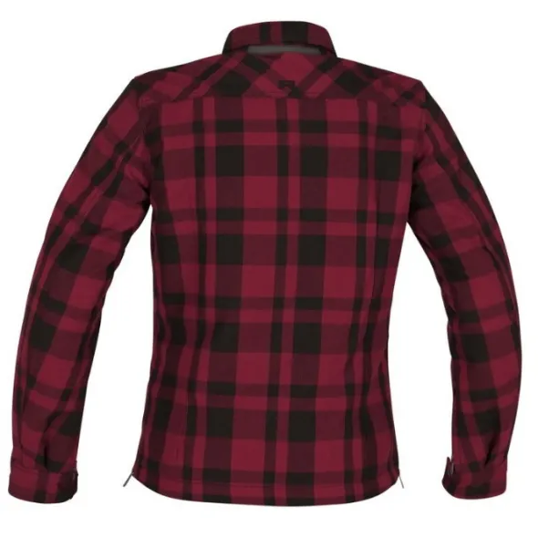 MC-Jakke – Richa Forest Dame Shirt Sort/Burgundy Str. L