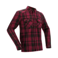 MC-Jakke – Richa Forest Shirt Sort/Burgundy