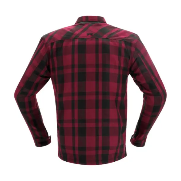 MC-Jakke – Richa Forest Shirt Sort/Burgundy