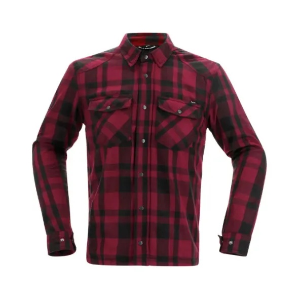 MC-Jakke – Richa Forest Shirt Sort/Burgundy