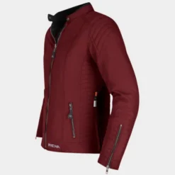 MC-jakke – Richa Lausanne Textile WP Burgundy