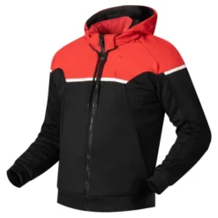 MC-Jakke – Richa Stradale Hoodie Sort/Rød