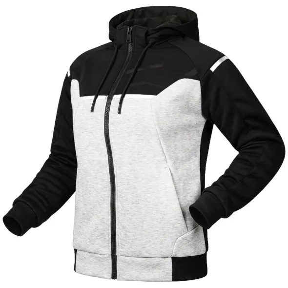 MC-Jakke – Richa Stradale Hoodie Dame Grå