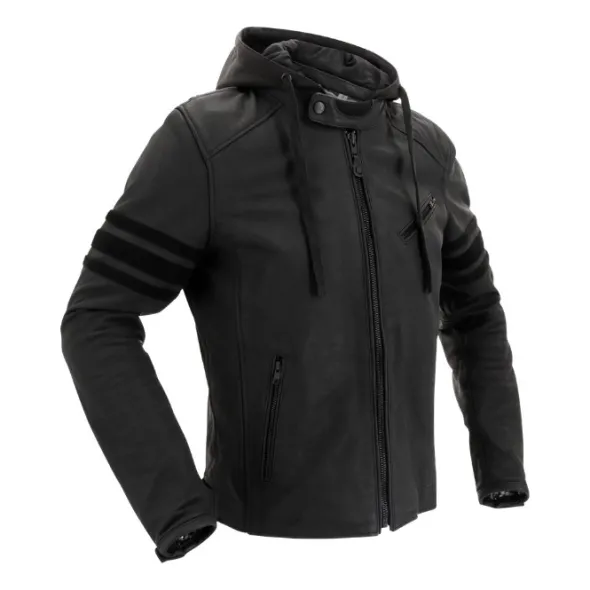 MC-Læderjakke – Richa Toulon Black Edition