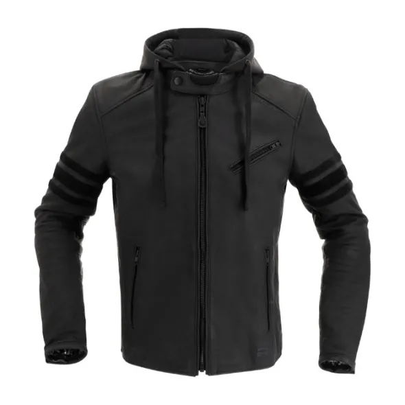 MC-Læderjakke – Richa Toulon Black Edition