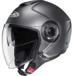 MC-Pilothjelm – HJC I40N Semi Flat Titanium