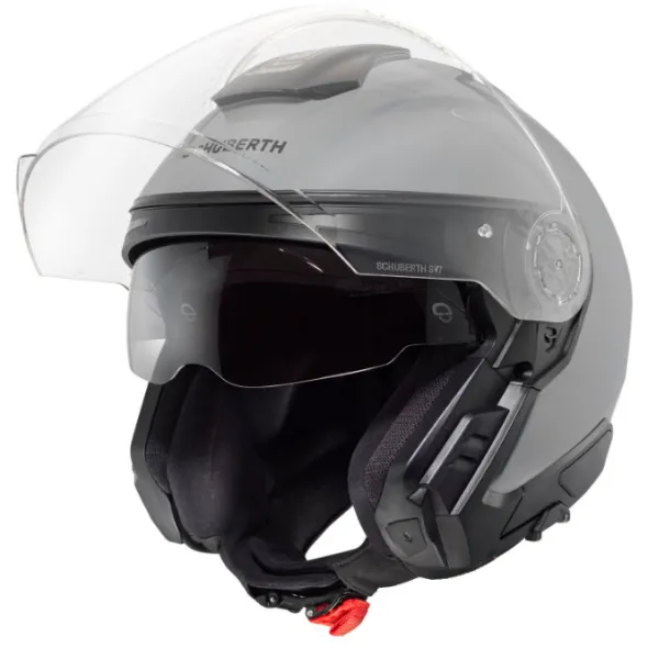 MC-Pilothjelm – Schuberth J2 Blank Concrete Grey