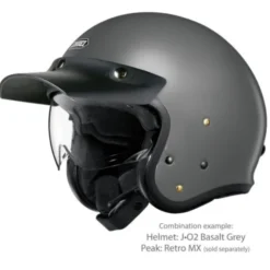 MC-Pilothjelm – Shoei J.O2 Basalt Grey