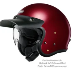 MC-Pilothjelm – Shoei J.O2 Garnet Metallic