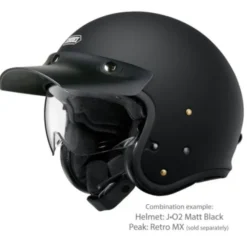 MC-Pilothjelm – Shoei J.O2 Matt Black