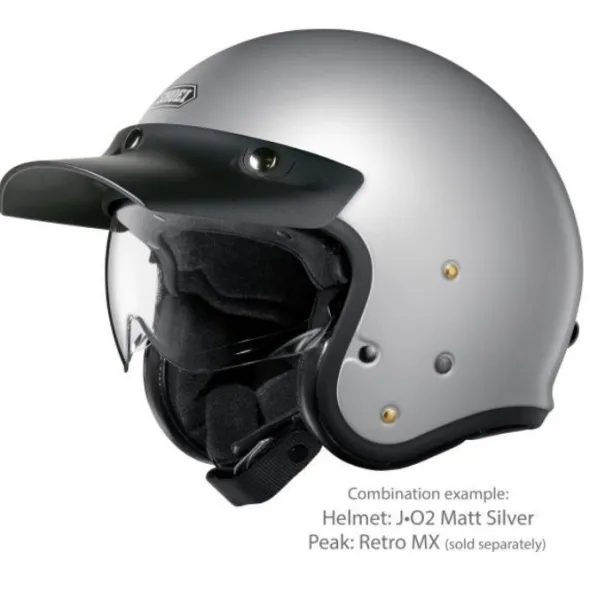 MC-Pilothjelm – Shoei J.O2 Matt Light Silver