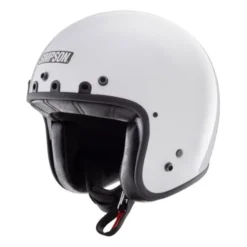 MC-Pilothjelm – Simpson Chopper Blank Hvid 22.06