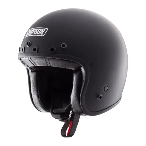 MC-Pilothjelm – Simpson Chopper Mat Sort 22.06