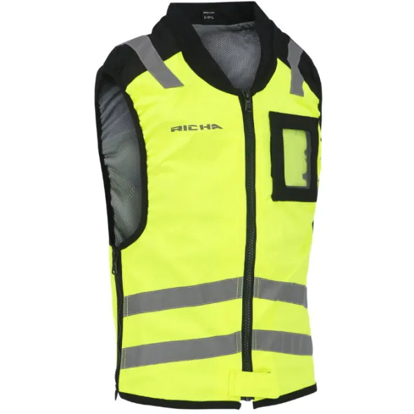 MC-Refleksvest – Richa Sleeveless Safety Jacket Junior Fluo