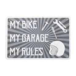 MC-Skilte – Oxford Garageskilt – My Rules OX378