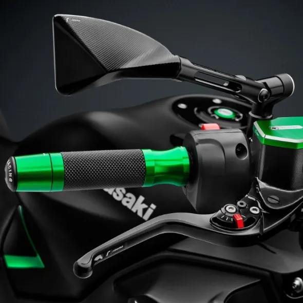 MC-Spejl – Rizoma Tomok Styrende Spejl Sort Højre BS162B