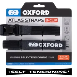 Oxford – Atlas B-Clip 26mm x 2.0M Asphalt (Pair) OX322