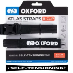 Oxford – Atlas B-Clip 26mm x 1.2M Black (Pair) OX318