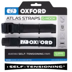 Oxford – Atlas G-Hook 26mm x 1.2M Black (Pair) OX306